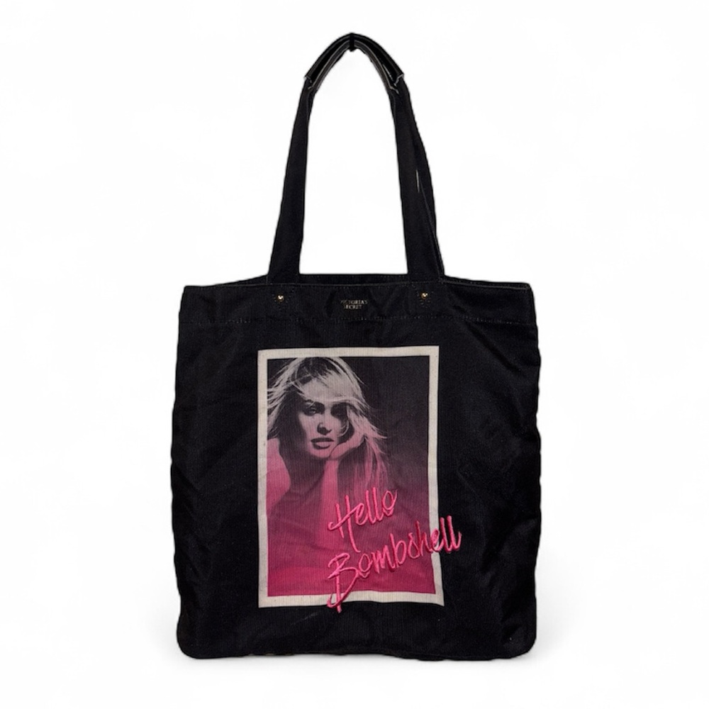 Victoria’s Secret Hello Bombshell Black and Pink Tote Bag